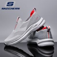 HOT”Skechers GO WALK HYPER BURST รองเท้าวิ่งลําลอง ผ้าตาข่าย ระบายอากาศ คุณภาพสูง สําหรับผู้ชาย