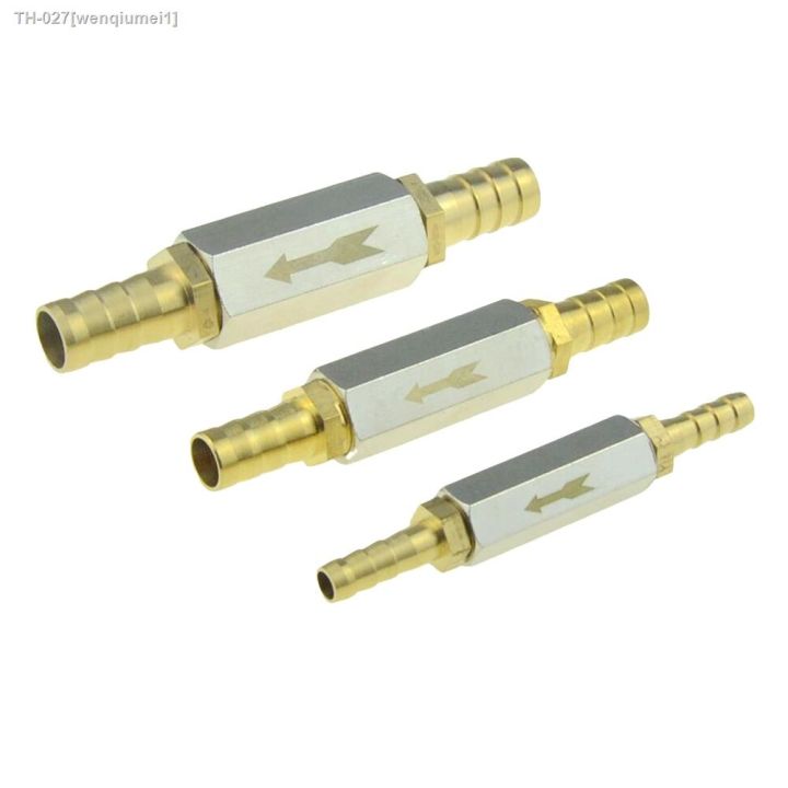 pneumatic-check-valve-connector-6mm-8mm-10mm-1-4-hose-tube-air-gas-one-way-valve-brass-valve-air-compressor-pipe-fitting-adapter