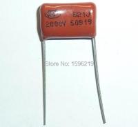 50pcs CBB capacitor 621 2000V 621J 2KV 620pF 0.62nF P15 CBB81 Metallized Polypropylene Film Capacitor