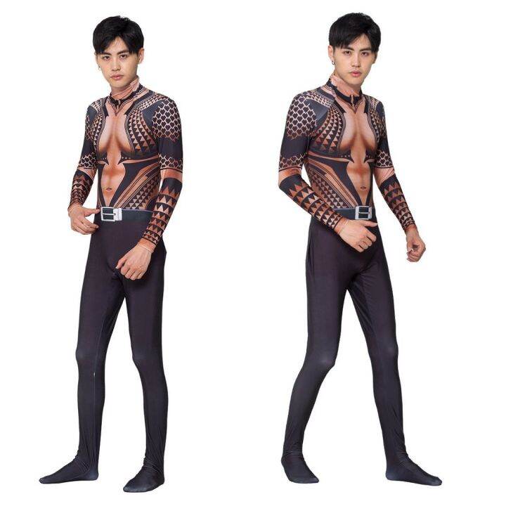 พร้อมส่ง-ชุดบอดี้สูทคอสเพลย์-aquaman-arthur-curry-spandex-zentai-สําหรับปาร์ตี้ฮาโลวีน-qc7311028