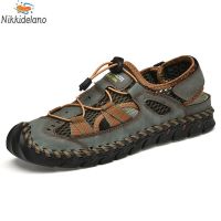 【CW】 New 2023 Fashion Shoe Men  39;s Beach Sandals Gladiator Outdoor Wading Shoes Breathable Men