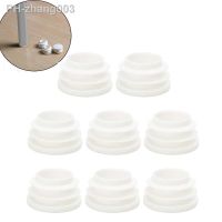 12pc Round Equipment Pipe Tube Cover White Fencing Post Insert Plug Furniture Foot Tubing End Cap Durable Chair Leg Insert Glide