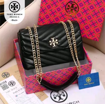 Jual TORY BURCH KIRA CHEVRON DEVON SAND - Jakarta Pusat