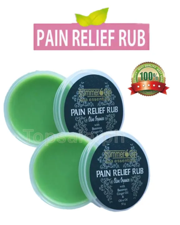 ( Buy 1 Take 1 ) Summer Girl Spa ( Oliva Organica ) Essentials PAIN RELIEF RUB 50g Lazada PH