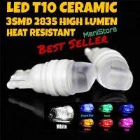 อะไหล่รถ ของแต่งรถ รถยนต์ อุปกรณ์แต่งรถ [Hot Sale][ 1คู่ ] ไฟLED ขั้ว T10 ceramic SMD2835 แท้!!! สีขาว/สีเหลืองอำพัน/ไอซ์บลู/ชมพู/เขียว [ราคาต่อคู่] คุณภาพดี ราคาส่ง