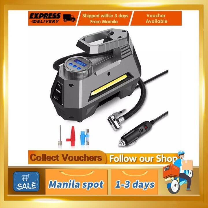 ♫Portable Air Compressor Tire Inflator Car Tire Pump With Digital