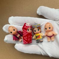 4pcsA Lot Mini Chubby CuteLovely Baby Doll Plastic Craft Angel DIY Accessories DO0101