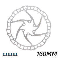 เบา78กรัมจักรยานดิสก์เบรกโรเตอร์จักรยานเสือภูเขาดิสก์เบรก160180มิลลิเมตร67นิ้วด้วยสลักเกลียวฟรี2ชิ้น
