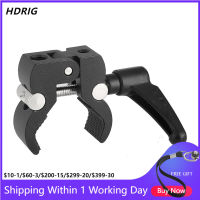 HDRIG Super Clamp 2PCS Magic Arm Clamp Crab คีมคลิปสำหรับกล้อง DSLR Monitor LED Light Photo Studio Fotografia อุปกรณ์เสริม