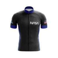 21SS NASA ขี่จักรยานกีฬาแขนสั้น MTB แห้งเร็วถนนจักรยานเสื้อจักรยานเสือภูเขา