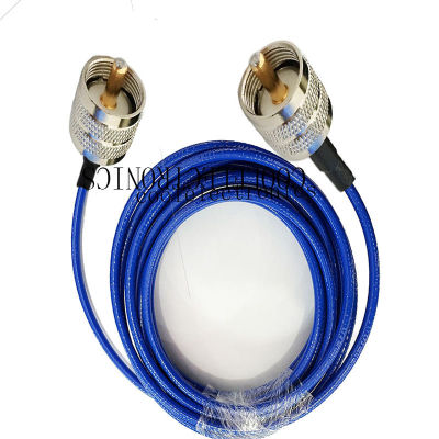 Blue Soft RG142 UHF pl259 Male to UHF PL259 Plug RF Crimp Coax Pigtail Connector Cable 10/15/20/30/50CM 1/2/3/5/10M