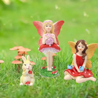 Fairy Garden อุปกรณ์เสริมชุดเห็ด Fairy เครื่องประดับบ้านห้องนอนตกแต่งระเบียงสำหรับ Garden Courtyard ตกแต่งสนามหญ้า Y5GB