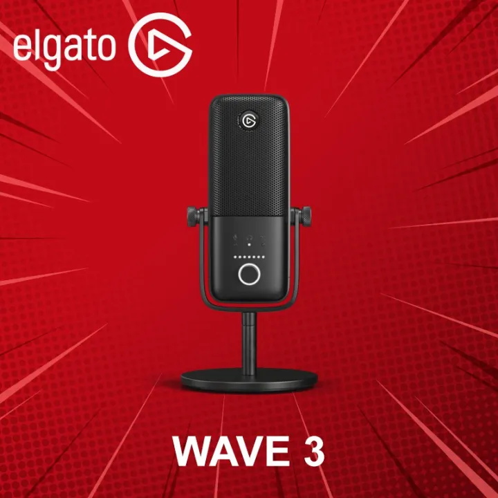 ไมโครโฟน Elgato Wave 3 ประกันศูนย์ 2 ปี Lazada.co.th
