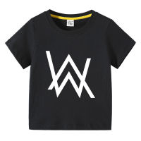 Alan Walker Tshirt สำหรับเด็กทารกชายหญิงแขนสั้นฤดูร้อนเสื้อยืดผ้าฝ้ายการ์ตูนพิมพ์ Bottoming เสื้อ Top Boy Girl เด็ก Clothing