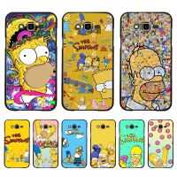 【ส่องแสงอิเล็กทรอนิกส์】เคสโทรศัพท์ S-Simpsons สำหรับ Samsung J 7 Plus 7Core J7 Neo J6 Plus Prime J6 J4เคสโทรศัพท์มือถือ J5