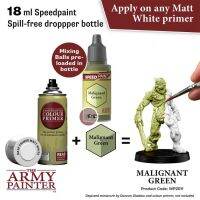 ?มีของพร้อมส่ง? Army Painter Speedpaint Malignant Green 18ml AP-WP2011 สีทาโมเดล สีอะคริลิค สูตรน้ำ มี Mixing balls ในขวด