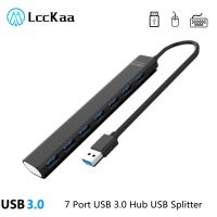 【100%-New】 Rehmans store. LccKaa Hub USB Multi 3.0 Hub USB Splitter ความเร็วสูง7พอร์ต All In One สำหรับ PC Macbook อุปกรณ์เสริมคอมพิวเตอร์