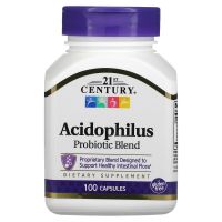 [Exp2025] 21st Century Acidophilus Probiotic Blend 100 Capsules