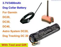 [COD] 3400mAh Dog Collar Battery 010-10806-00 for DC20 DC30 DC40 Tracking 20 System DC20