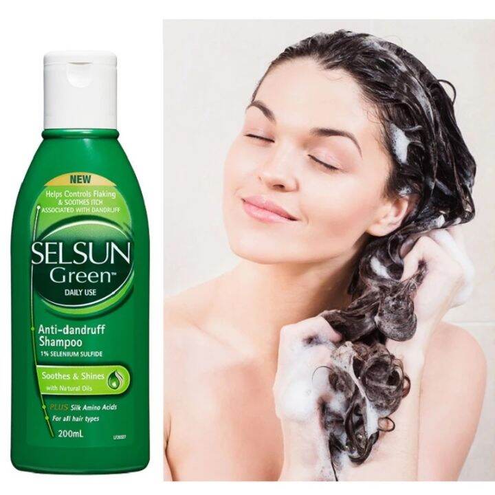 Australia Selsun Green Amino Acid Shampoo Treatment Clean Soft Hair