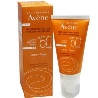 แท้?ใหม่Avene EAU THERMALE VERY HIGH PROTECTION SPF50+  50mlสูตรอิมัลชั่น เพื่อการปกป้องรังสี UVA-UVB อย่างเต็มประสิทธิภาพ