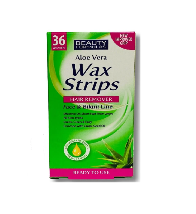 Beauty Formulas Aloe Vera Wax Strips Face & Bikini Pack 36 Lazada PH