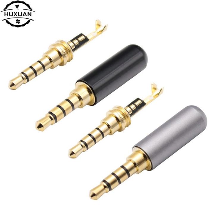 1pc-3-5mm-audio-connector-4-poles-headphone-jack-male-plug-earphone-repair-cable-solder-wire-diy-aux-3-5-jack-adapter