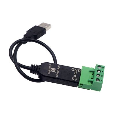 ประสิทธิภาพสูง RS485เป็น USB Adapter Extension 4 Terminal Block หญิง Rs485 485ถึงชาย USB Converter 31ซม./12in