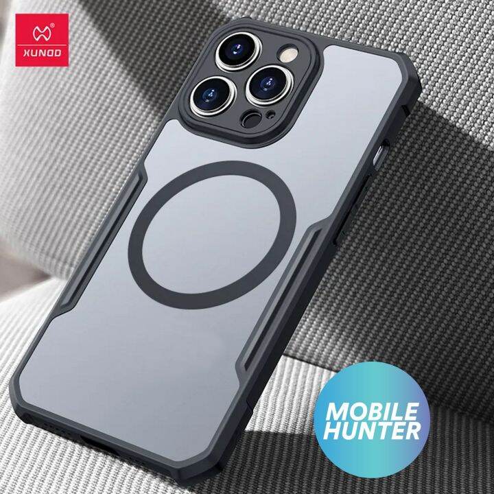 iPhone 13 Pro Max Original XUNDD Beetle Magsafe Shockproof Case (Black