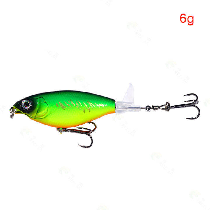 laogeliang-1pcs-whopper-ล่อ-topwater-เหยื่อตกปลาหมุนหางลอย-spinner-เหยื่อแข็ง-popper-เบสเทียม