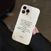 simple text ins style case tpu silicone for apple iphone case 11 12 13 14 pro max mini xs xr xs max 7 8 plus se2020