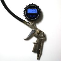 Digital Tire Inflator with Pressure Gauge , Hose and Chuck Clip for Car Motorcycle Bike Dropshipping