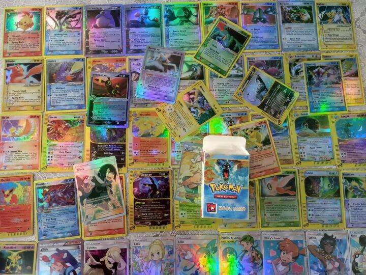 54Pcs Pokemon Cards Anime Pikachu Charizard GX EX Cards Charizard Vmax ...