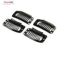 2021Envy Look Metal Snap Clips With Rubber 30MM * 10MM 50pcsLot 9 Teeth Strong DIY For Clip Ins Hair Tools