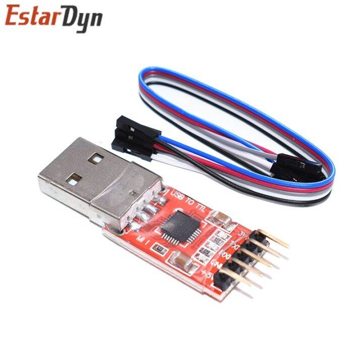 cp2102-usb-2-0-to-uart-ttl-5pin-connector-module-serial-converter-stc-replace-ft232-ch340-pl2303-aluminum-shell-cp2102-usb-2-0