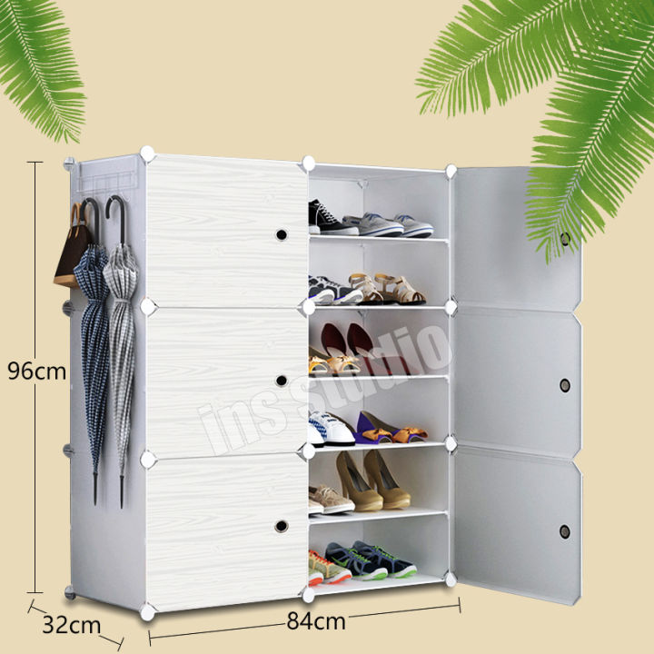 ตู้เก็บรองเท้า-ชั้นวางรองเท้าประกอบติดตั้งง่าย-shoe-rack-ดีไซน์สวยงาม-ดูทันสมัยสไตล์โมเดิร์น-ผลิตจากpvc-ชั้นวางของอเนกประสงค์-ชั้นวางของ-รองเท้า-ชั้นวางของ-ชั้นรองเท้า-shoes-rack-ที่วางรองเท้า-6-ชั้น-