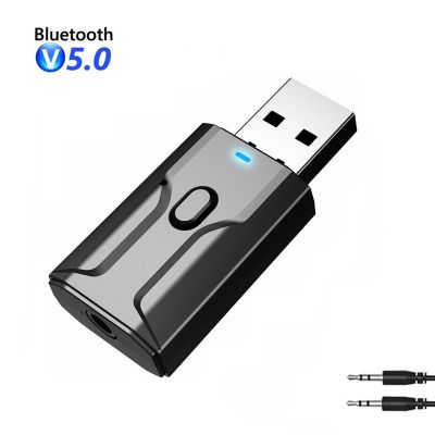3 in 1 Car Bluetooth Receiver Transmitter Car Bluetooth Receiver Transmitter USB Bluetooth Audio Adapter Bluetooth Receiver with Call