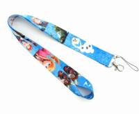 LT1072 Wholesale 20pcslot Frozen Neck Strap Lanyards Keychain Badge Holder ID Card Pass Hang Rope Lariat Lanyard for Key Rings