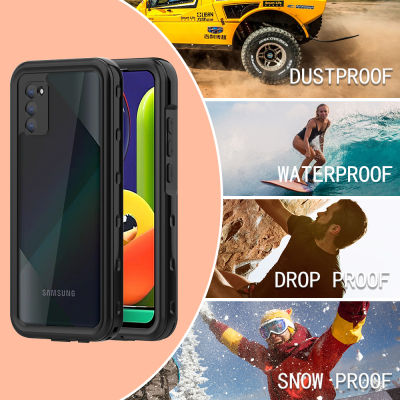 For Samsung Galaxy S21 Note 20 Ultra A02S A72 A32 A52 IP68 Waterproof Swimming Diving 360 Full Protection Back Cover Funda Case