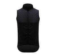 2019 New All Black Pro Cycling Windproof Waterproof Gilet Vest Lightweight cycling vest mesh fabric at back Ropa Ciclismo