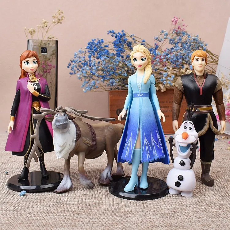 Elsa Anna coronation frozen toy figurine cake topper cake decoration  princess toppers, Hobbies & Toys, Toys & Games on Carousell