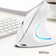 KKmoon Chuột Đứng Không Dây 2.4G Chuột Công Thái Học Đứng Có Thể Sạc Lại 3