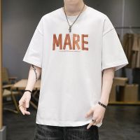 The new summer mens short sleeve T-shirt 2023 han edition tide ins loose t-shirts with short sleeves students fashion popular logo --ntx230801๑