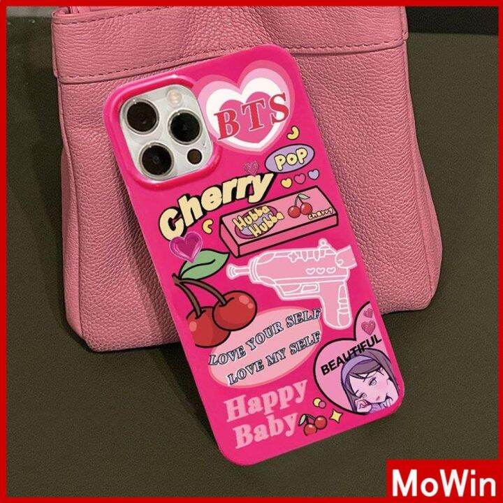 mowin-เข้ากันได้สำหรับ-เคสไอโฟน-เคสไอโฟน11-เคสโทรศัพท์-14-pro-max-สำหรับ-iphone-เคส-เคสแบบนิ่ม-ลูกอม-เคลือบมัน-กันกระแทกกล้อง