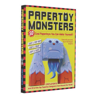 Little MonsterหนังสือโอริกามิภาษาอังกฤษOriginal Papertoy Monsters: 50 Papertoys Cool You Can Make Yourself! หนังสือเด็กทำด้วยมือ50ของเล่นพับความคิดสร้างสรรค์