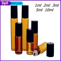 【COD】1/2/3/5/10ml แบบพกพารีฟิลขวดน้ำมันหอมระเหยที่ว่างเปล่าขวดน้ำหอมลูกกลิ้งบอล