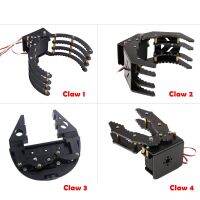 คุณภาพสูงจับ Mechanical Claws แขนกลหุ่นยนต์ที่มี180องศาเซอร์โวสำหรับ Arduino DIY ชิ้นส่วนกล่องวาดรูปของเล่นโปรแกรม