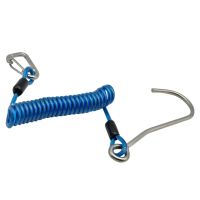 Single Head Dive Reef Rafting Hook Stainless Steel Reef Hook Spiral Coil Spring Cord Dive Safety Accessory