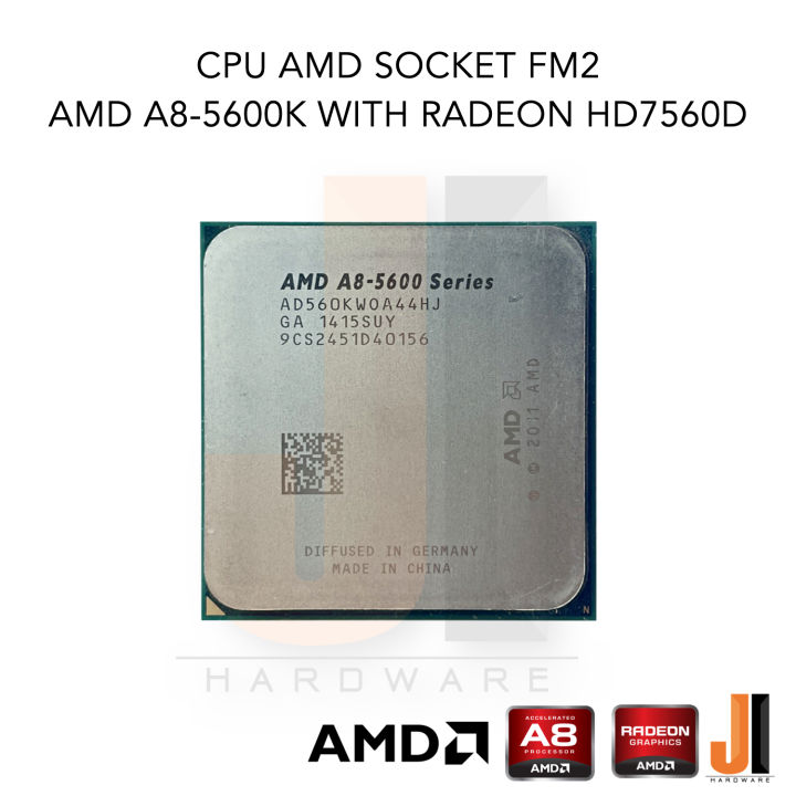 cpu-amd-a8-5600k-4-core-4-thread-3-6-3-9-ghz-4-mb-l2-cache-100-watts-tdp-no-fan-socket-fm2-สินค้ามือสองสภาพดีมีการรับประกัน