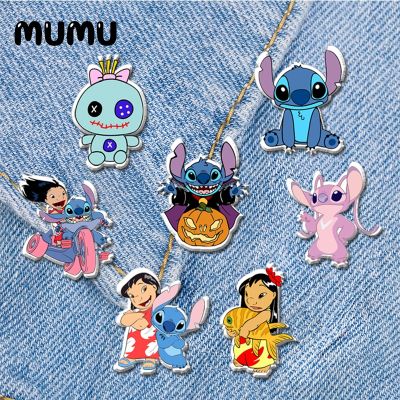【CW】 2021 New Lilo and Lapel Pin Brooches Epoxy Jewelry Shirt Badge